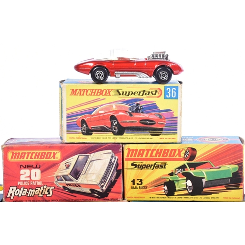 95 - Diecast - a collection of x13 vintage 1970s Lesney made Matchbox Superfast diecast models to include... 