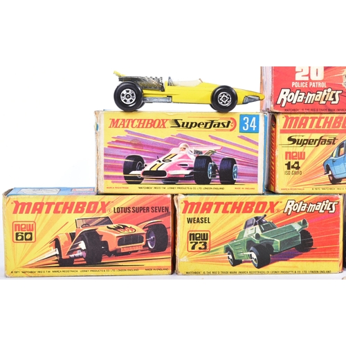 95 - Diecast - a collection of x13 vintage 1970s Lesney made Matchbox Superfast diecast models to include... 