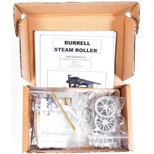 98 - White Metal Kits - x2 original Duncan Models 7mm scale white metal Steam Roller kits comprising Burr... 