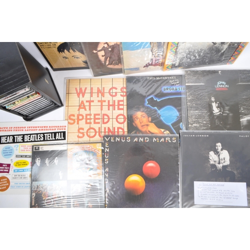A collection of vintage 20th century LP long play vinyl album records ...