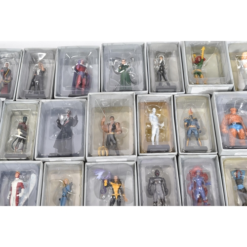 736 - Marvel Universe - a large collection of Eaglemoss collectible Marvel Chess figures. Detailed figurin... 