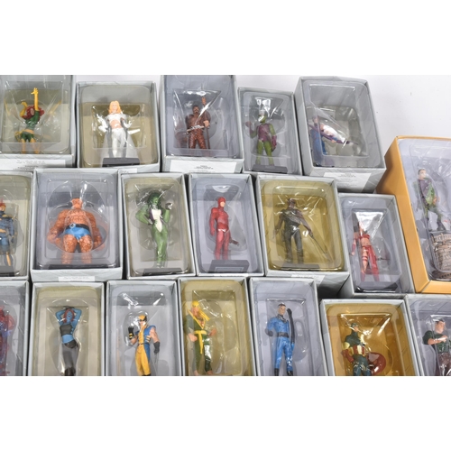 736 - Marvel Universe - a large collection of Eaglemoss collectible Marvel Chess figures. Detailed figurin... 