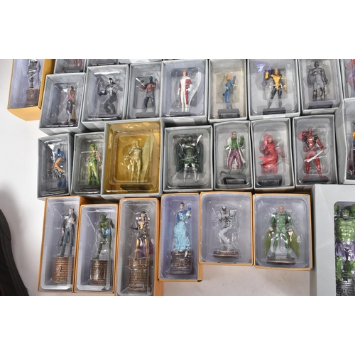 736 - Marvel Universe - a large collection of Eaglemoss collectible Marvel Chess figures. Detailed figurin... 