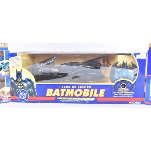741 - Batman - a collection of x5 vintage Corgi made diecast models of DC Batman interest to include: 1960... 