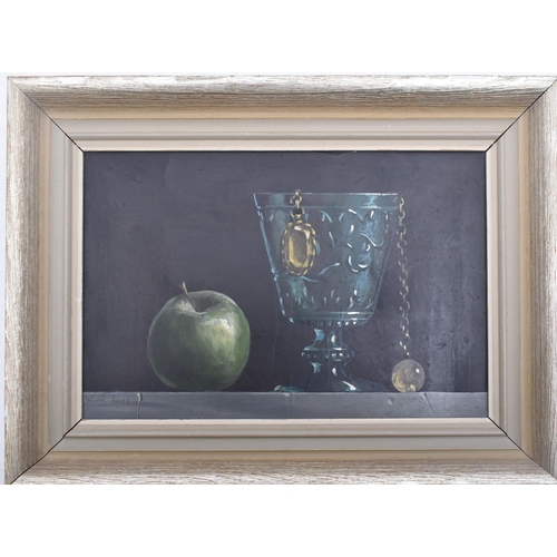 123 - Deborah Jones - (1921-2012) - Bristol - A 20th century still life oil on board painting by local Bri... 