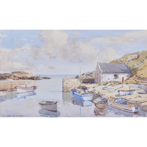 153 - Sam McLarnon (Irish school, 1923 - 2013) - An original watercolour on paper painting of County Antri... 