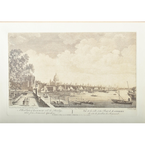 267 - After Antonio Canaletto - A pair of late 19th century etchings on paper by Laurie & Whittle publishe... 