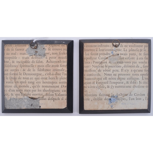 308 - A pair of Victorian 19th century hand painted watercolour on paper miniature portrait studies. Depic... 