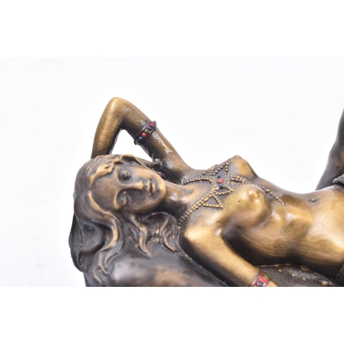 310 - Franz Bergman - a 20th century circa 1930s Austrian cold painted bronze figure. The figure depicting... 