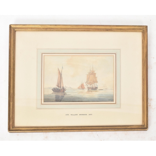 34 - William Anderson (British school, 1757-1837) - a late 18th century circa 1797 watercolour on paper p... 