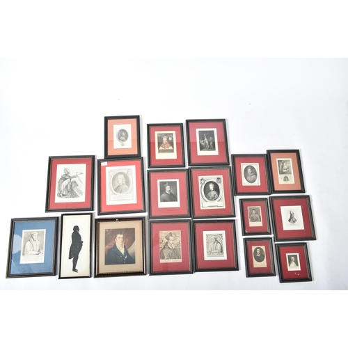 349 - A large collection of Victorian 19th century & later framed & glazed religious portraits prints and ... 