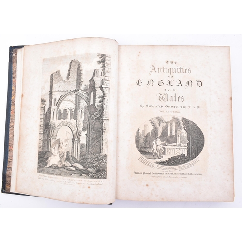 420 - c1784 - 1789 - The Antiquities of England and Wales (8vol) - Francis Grose Esq. A New Edition, print... 