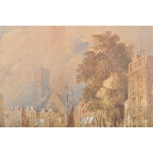 459 - After Samuel Prout (British school, 1783-1852) - An early 20th century watercolour on paper of a cen... 