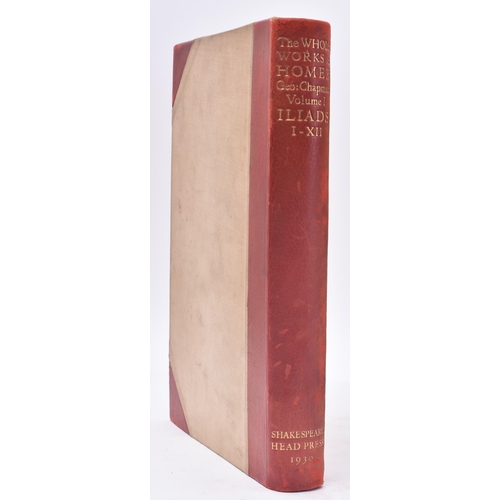 465 - 1930 - The Crowne of All Homer's Workes (5vol) - trans. George Chapman. A numbered limited edition, ... 