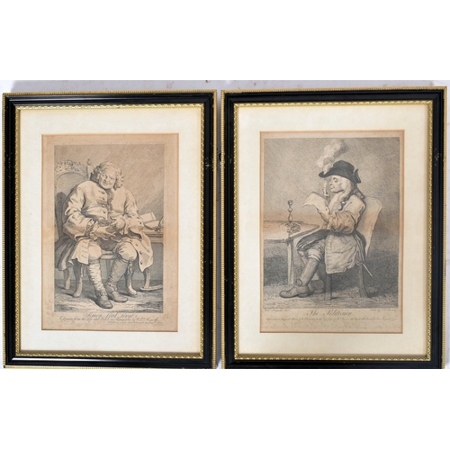 656 - After William Hogarth (1697-1764) - 'The Politician' & 'Simon Lord Lovat' - Two 18th century engravi... 