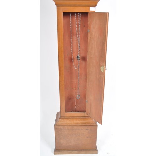 347 - An 18th century West Country George II mahogany longcase grandfather clock by Moses Bradshaw of Char... 