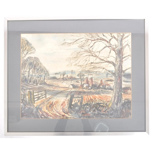 648 - Rowland Sudderby (British school, 1912 - 1972) - a 20th century watercolour painting depicting a Suf... 