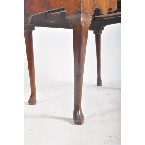 299 - A George III 18th century walnut low boy occasional side table. The low boy having a chamfered round... 