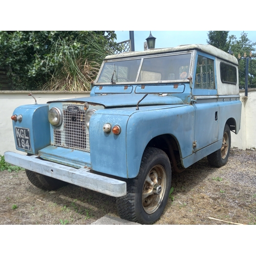 2 - KGL 184 - Land Rover Series II - a 1960 2286cc blue and cream Series II Land Rover. Fitted with a be... 