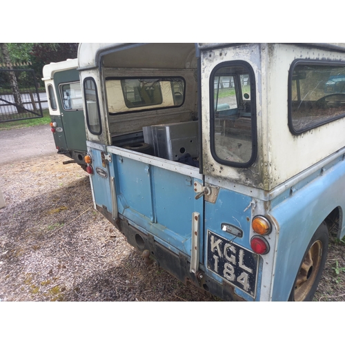 2 - KGL 184 - Land Rover Series II - a 1960 2286cc blue and cream Series II Land Rover. Fitted with a be... 