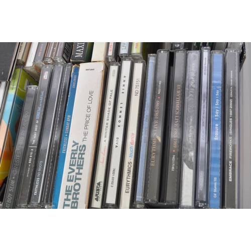 404 - A large collection of 20th century genre spanning music CD compact discs to include the artists Brya... 