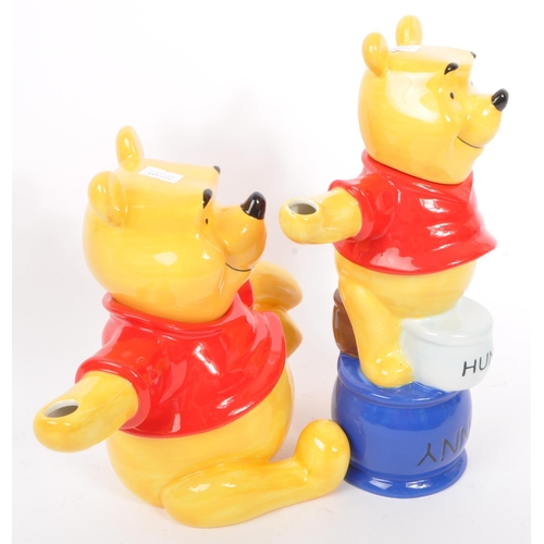 71 - A collection of six Border Fine Arts studio china porcelain Winnie the Pooh novelty with mark to bas... 