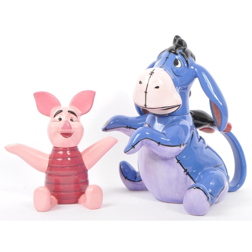71 - A collection of six Border Fine Arts studio china porcelain Winnie the Pooh novelty with mark to bas... 