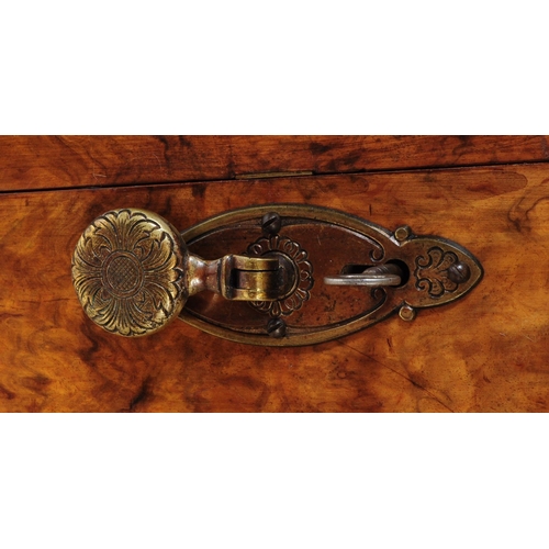 1024 - A vintage 20th century circa 1940s Queen Anne revival walnut tallboy bachelors gentleman's wardrobe ... 