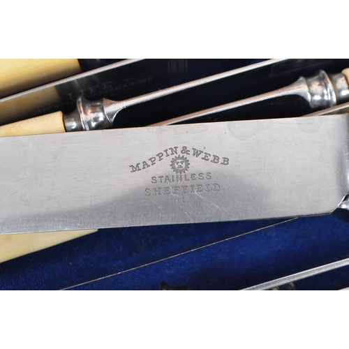 1044 - A canteen of silver plate / EPNS cutlery, mostly by Henry Wilkinson & Co of Sheffield plus some from... 