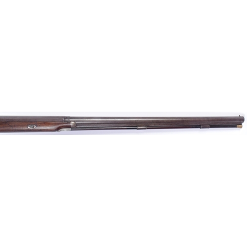 11 - An early 19th century c1820 William Hole of Bristol produced percussion muzzle-loading shotgun. The ... 