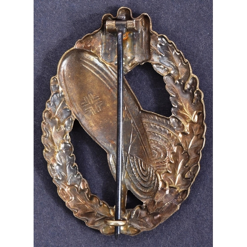 145 - A WWII Second World War Third Reich Nazi German Balloon Observers badge. The badge depicting a laure... 