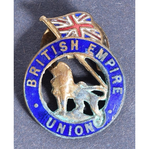 159 - Two WWI First World War British National War Savings Committee badges comprising a square example in... 