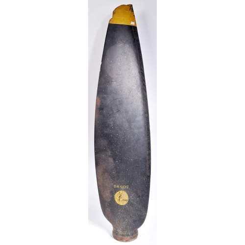 166 - A post-WWII Second World War RAF Royal Air Force interest single propeller blade from an unknown air... 