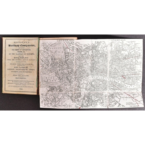 188 - Bradshaw’s Railway Companion - a 19th Century Bradshaw's guide containing the times of departure, fa... 