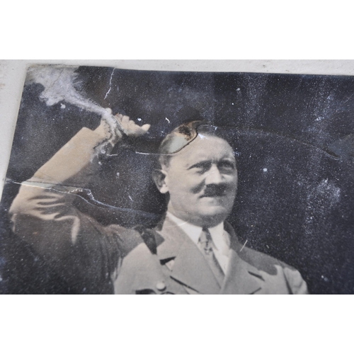 194 - An original 1930s pre WWII Second World War Adolf Hitler black and white portrait cabinet photograph... 