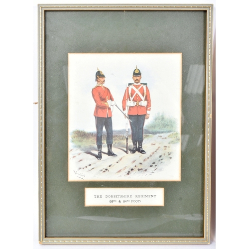 196 - A pair of Victorian 19th century coloured prints relating to the British Army, being a chromolithogr... 