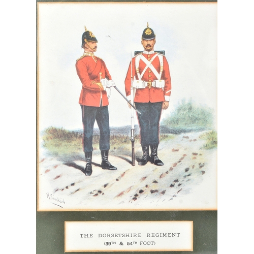 196 - A pair of Victorian 19th century coloured prints relating to the British Army, being a chromolithogr... 