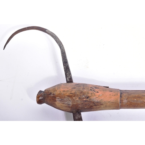 207 - A small 19th Century African Shona People ( Zimbabwe / Mozambique ) tribal axe. Stylized spear shape... 