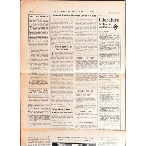 214 - A collection of pre WWII Second World War Oswald Mosley's British Union of Fascists newspapers compr... 