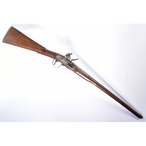 36 - A 19th century ' trade ' type percussion musket gun by Barnett. Lock plate stamped Barnett 1867, wit... 