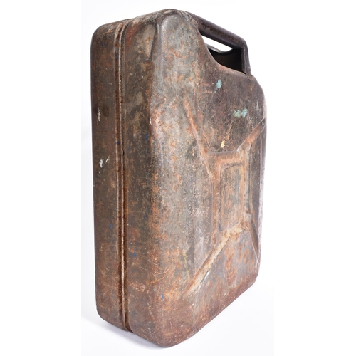 56 - A WWII Second World War British Army Military Petrol Can / Jerry Can. Dated 1945 to the front with W... 