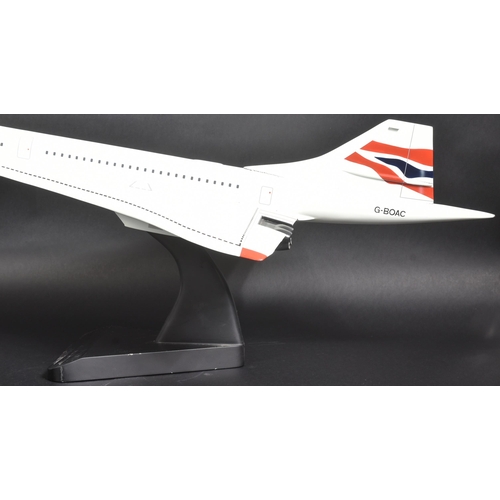 6 - Concorde - G-BOAC - a large 120cm long vintage model of Concorde G-BOAC (204), likely a travel agent... 