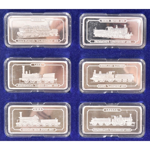 70 - Railway Interest - The Birmingham Mint - 150th Anniversary Of The Rainhill Trials 1829-1979 - cased ... 