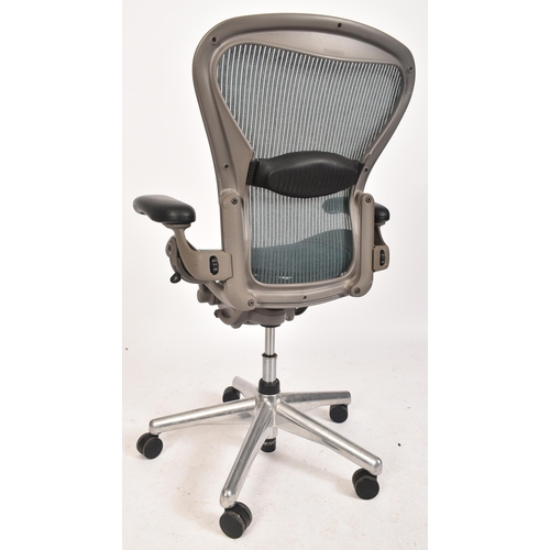 17 - Bill Stumpf and Don Chadwick for Herman Miller - Aeron - A contemporary office swivel desk chair wit... 