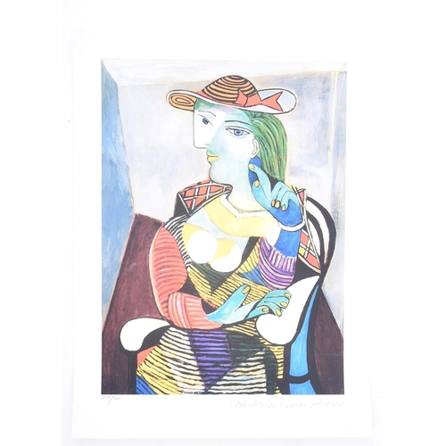 2 - After Pablo Picasso (Spanish, 1881-1973) - Seated Woman, 1937 - an original giclee print from the Do... 