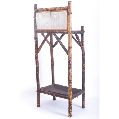 39 - A 19th century Victorian Aesthetic movement and Art Nouveau influenced bamboo stick / umbrella stand... 