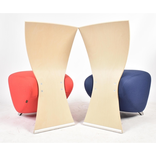 42 - Dietmar Scharping for Dauphin - Bobo Chairs - A pair of late 20th century designer easy lounge chair... 