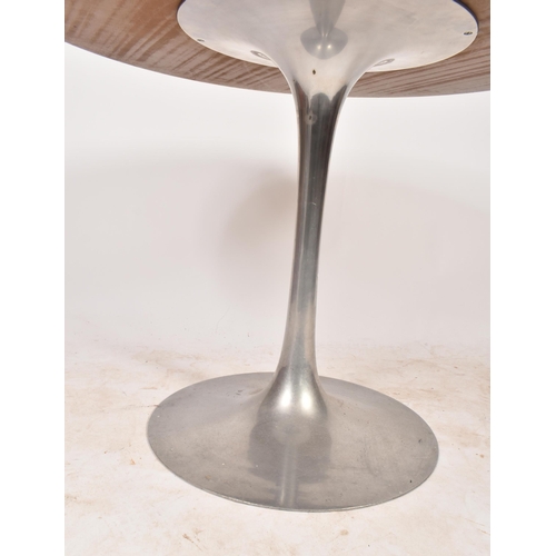 52 - Maurice Burke x Arkana Ltd - Tulip design - A retro mid 20th century 1960s teak & aluminium circular... 