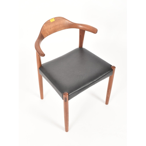 57 - Jacob Hermann for Randers Mobelfabrik - Bull Horn chair - A retro mid 20th century 1960s Danish teak... 