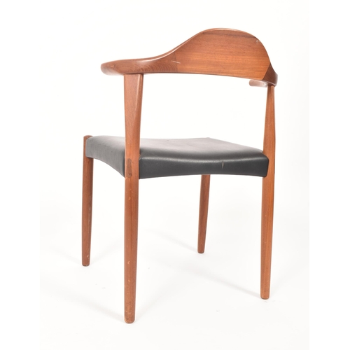 57 - Jacob Hermann for Randers Mobelfabrik - Bull Horn chair - A retro mid 20th century 1960s Danish teak... 